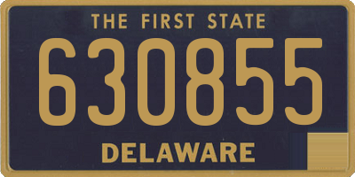 DE license plate 630855
