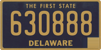 DE license plate 630888