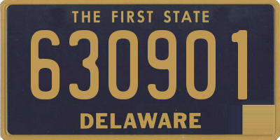 DE license plate 630901