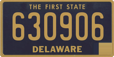 DE license plate 630906