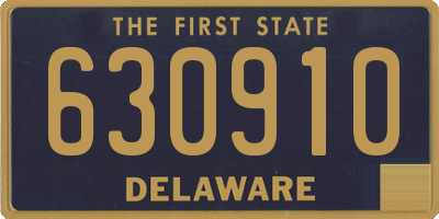 DE license plate 630910