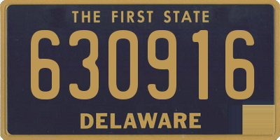 DE license plate 630916