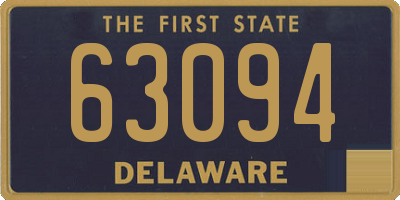 DE license plate 63094