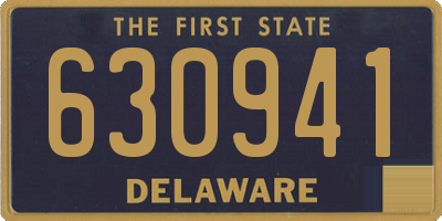 DE license plate 630941