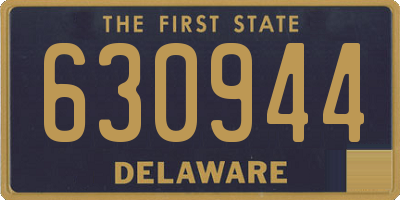 DE license plate 630944