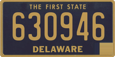 DE license plate 630946
