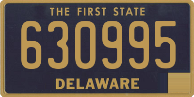 DE license plate 630995