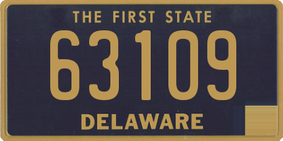 DE license plate 63109