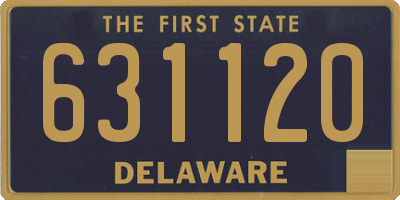 DE license plate 631120