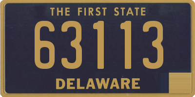 DE license plate 63113