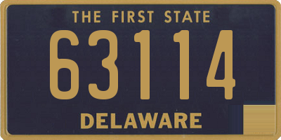 DE license plate 63114