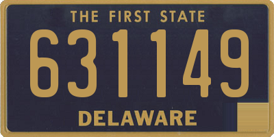 DE license plate 631149