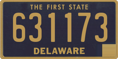 DE license plate 631173