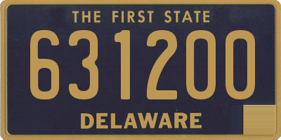 DE license plate 631200