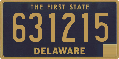 DE license plate 631215