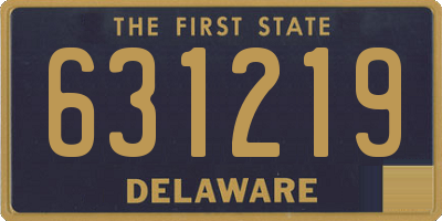 DE license plate 631219