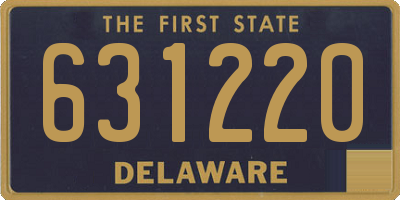 DE license plate 631220