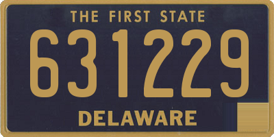 DE license plate 631229