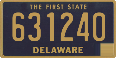 DE license plate 631240