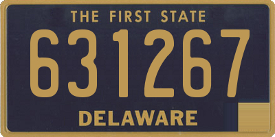 DE license plate 631267