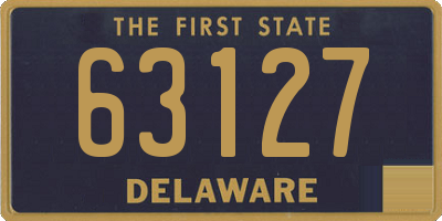 DE license plate 63127