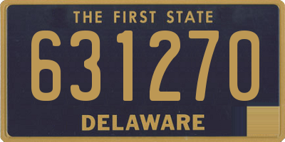 DE license plate 631270