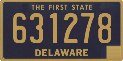 DE license plate 631278