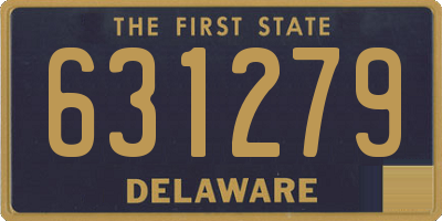 DE license plate 631279