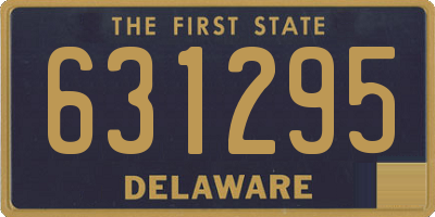 DE license plate 631295