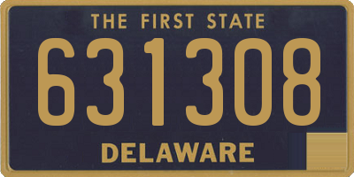 DE license plate 631308