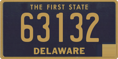 DE license plate 63132