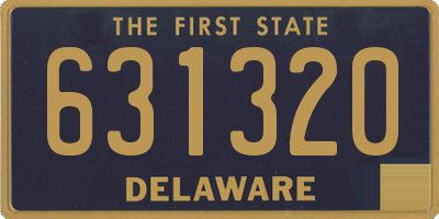 DE license plate 631320