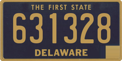 DE license plate 631328