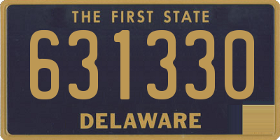 DE license plate 631330