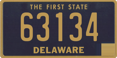 DE license plate 63134