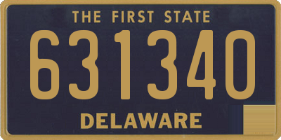DE license plate 631340