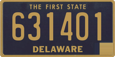 DE license plate 631401