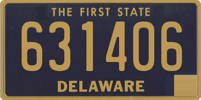 DE license plate 631406