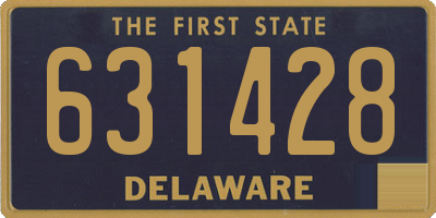 DE license plate 631428