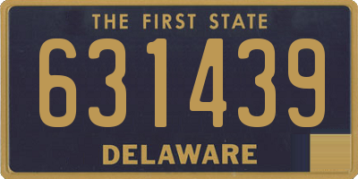 DE license plate 631439