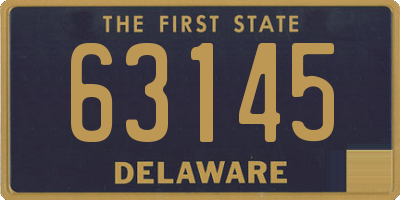 DE license plate 63145