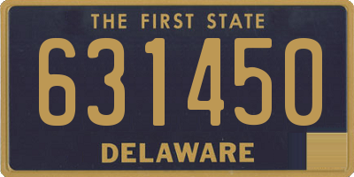 DE license plate 631450