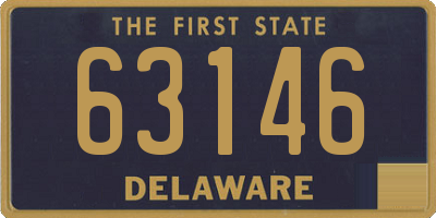 DE license plate 63146