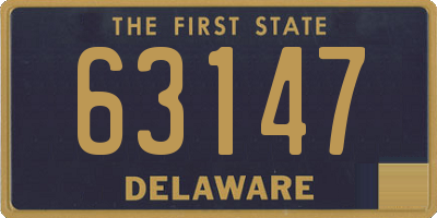 DE license plate 63147