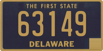 DE license plate 63149