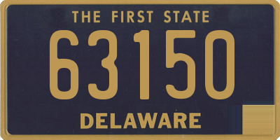 DE license plate 63150