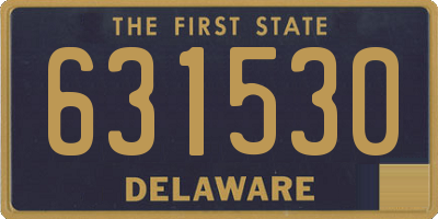 DE license plate 631530