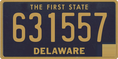 DE license plate 631557