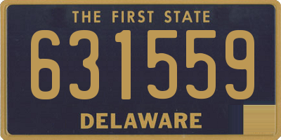 DE license plate 631559