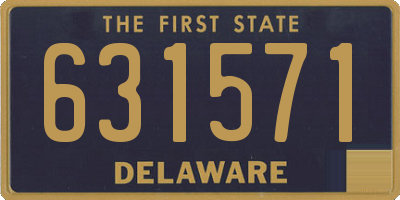 DE license plate 631571